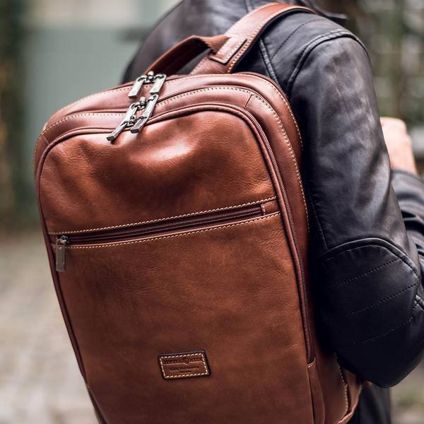 Jekyll & Hide Montana Leather Laptop Backpack | Colt - iBags.co.za