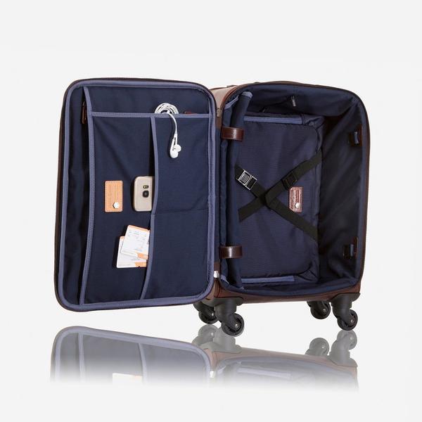 Jekyll & Hide Oxford 4 Wheeler Trolley | Tobacco - iBags.co.za