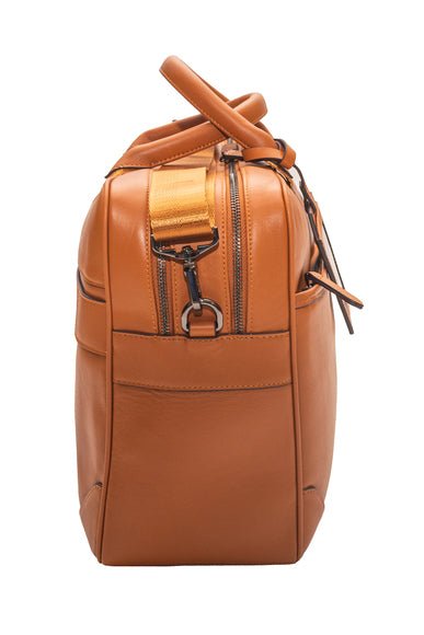 Journeyman Leather 15.6" Laptop Bag | Tan - iBags - Luggage & Leather Bags