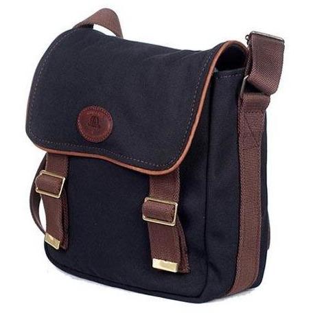 Melvill & Moon Bladsak Canvas Messenger Bag Leather - iBags.co.za