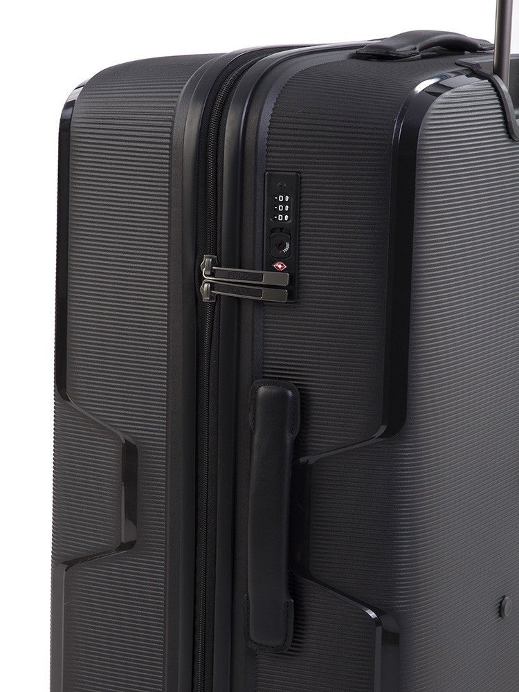 Polo Horizon 750Mm 4 Wheel Trolley Case Case | Black - iBags - Luggage & Leather Bags