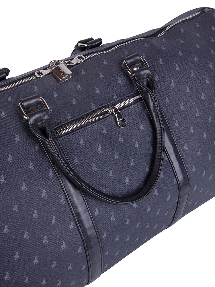 Polo Signature Travel Large 60cm Duffel | Black - iBags - Luggage & Leather Bags