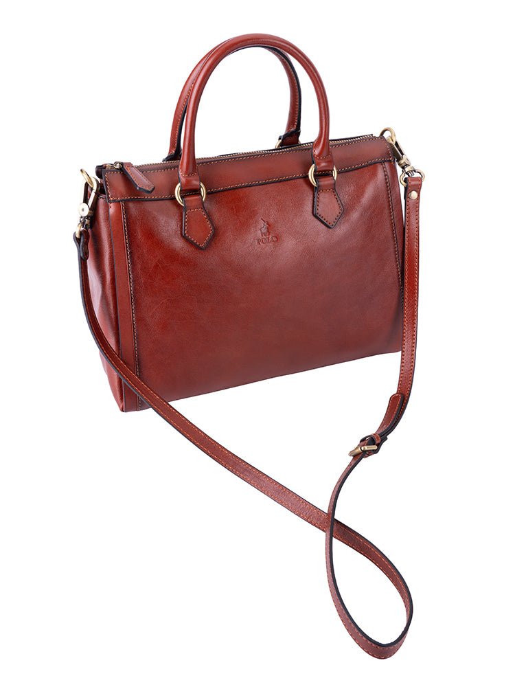 Polo Vega Shopper | Brown - iBags - Luggage & Leather Bags