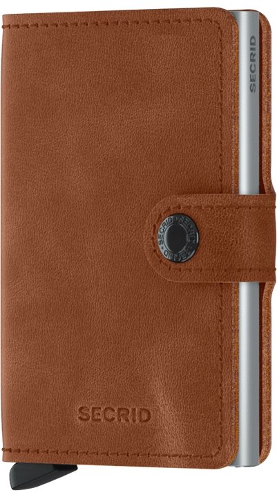 Secrid Miniwallet Vintage Cognac Sliver - iBags.co.za