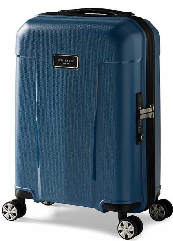 Ted Baker Flying Colours 540mm Trolley Carry On | Blue - iBags - Luggage & Leather Bags