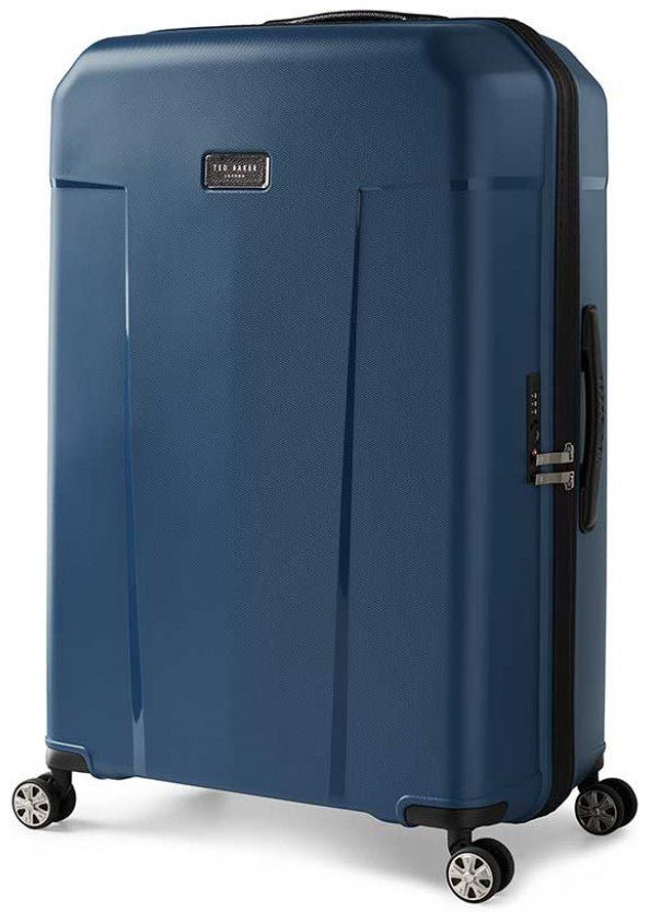 Ted Baker Flying Colours 795mm 4 Wheel Trolley Case | Blue - iBags - Luggage & Leather Bags