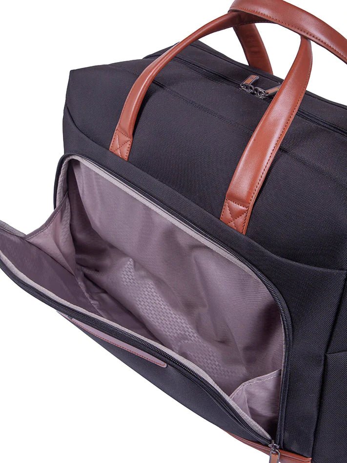 The Cellini Monte Carlo Complete Luxury Travel Set | Black - iBags - Luggage & Leather Bags