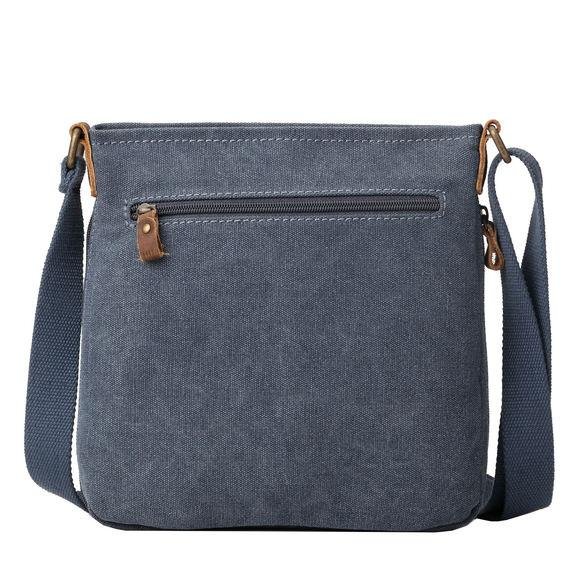 Troop London Canvas Classic Cross-Body Bag | Brown - iBags.co.za