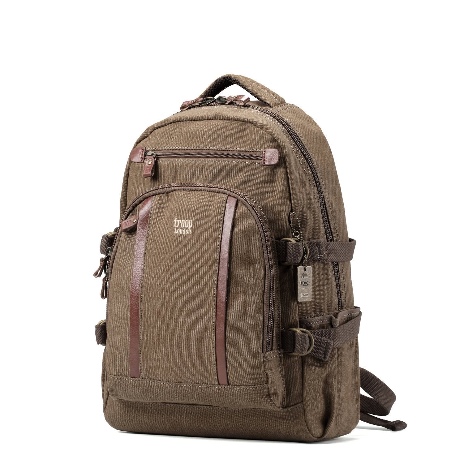 Troop London Classic Large Laptop Backpack | Brown - iBags.co.za