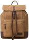 Troop London Heavy Wax Cotton Canvas Utility Back Pack | Camel - iBags.co.za