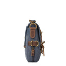Troop London Organic Cotton Across Body Small Travel Bag | Blue - iBags.co.za