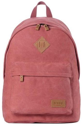 Troop London Organic Cotton Casual Day Backpack | Pink - iBags.co.za