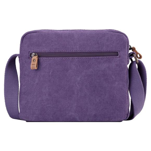 Troop London Organic Cotton Shoulder Small | Purple - iBags.co.za