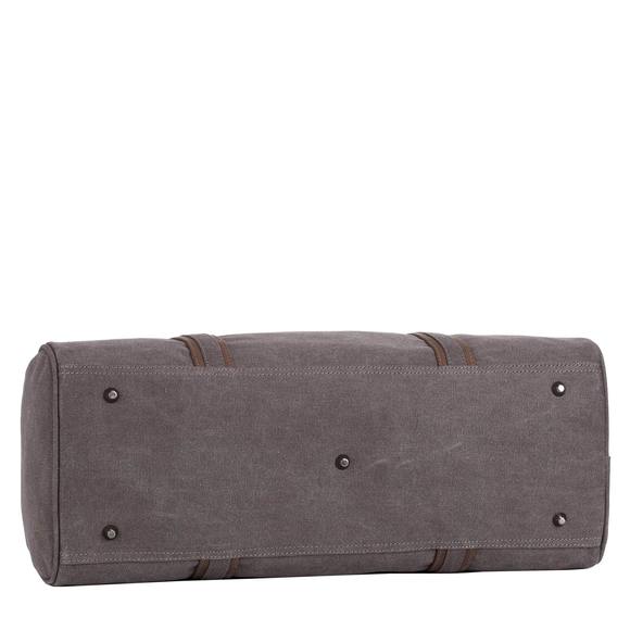 Troop London Organic Cotton Travel Holdall Duffel Bag | Charcoal - iBags.co.za