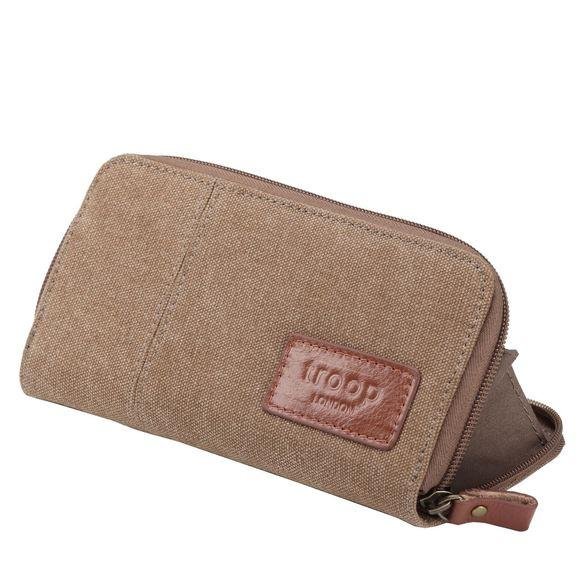 Troop London Organic Cotton Wallet | Brown - iBags.co.za