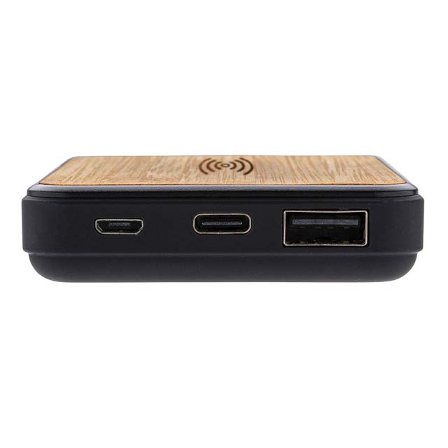 TUZLA - @memorii 5000 mAh Bamboo Wireless Powerbank (Anti-microbial) - iBags - Luggage, Leather Laptop Bags, Backpacks - South Africa