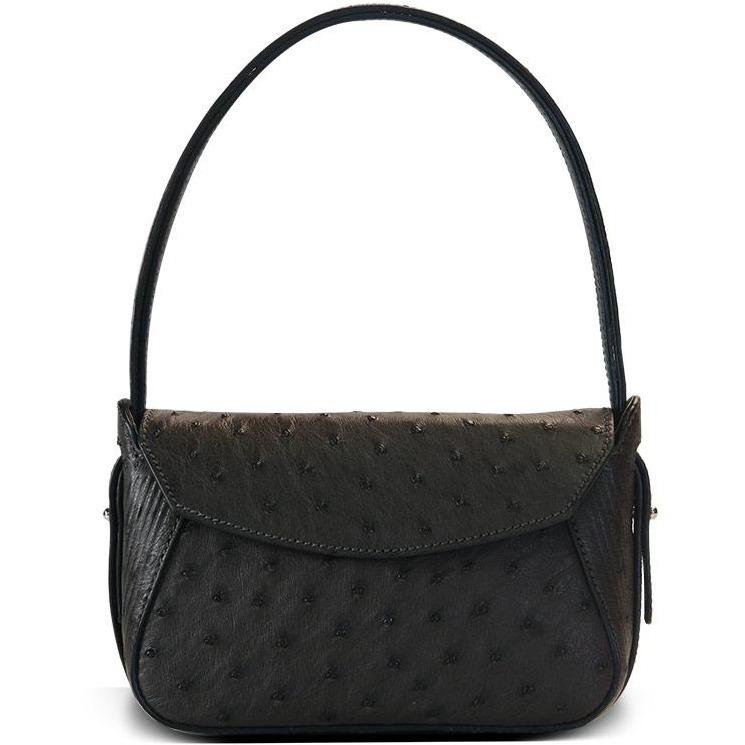Via Veneta Frankie Leather Small Handbag | Ostrich - iBags.co.za