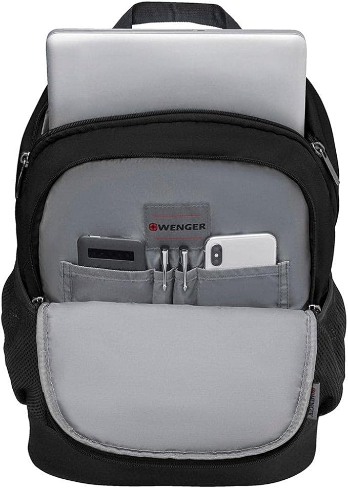 Wenger Quadma 16" Laptop Backpack | Black - iBags - Luggage & Leather Bags