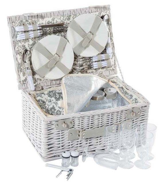 Yuppie Family Feast Picnic Basket (6 Persons) - iBags - Luggage & Leather Bags