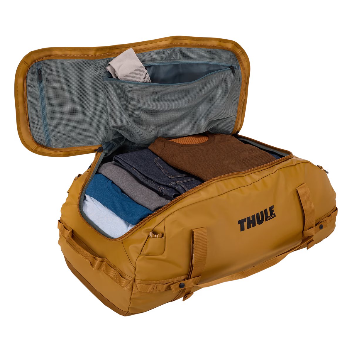 Thule Chasm 90L Duffel Bag | Golden
