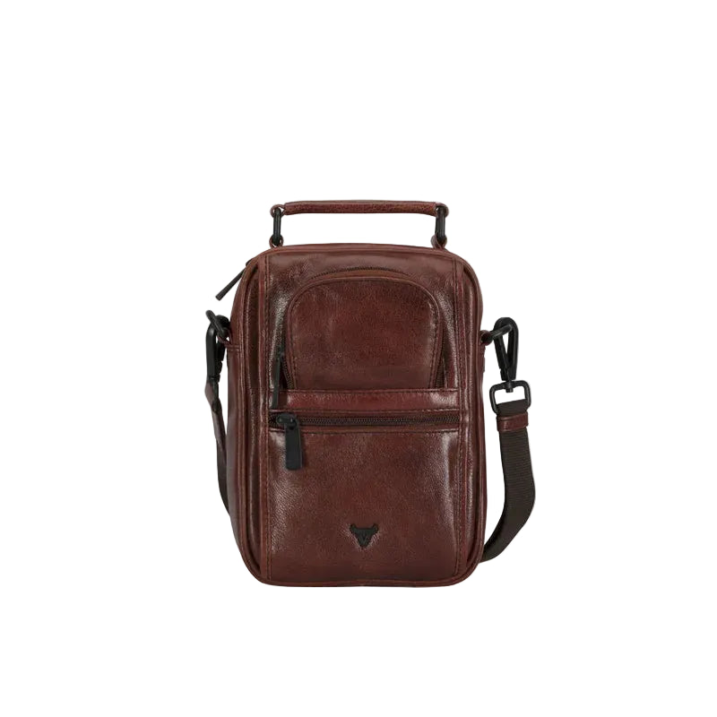 Brando Winchester Top Handle 7" Shoulder Bag Brown