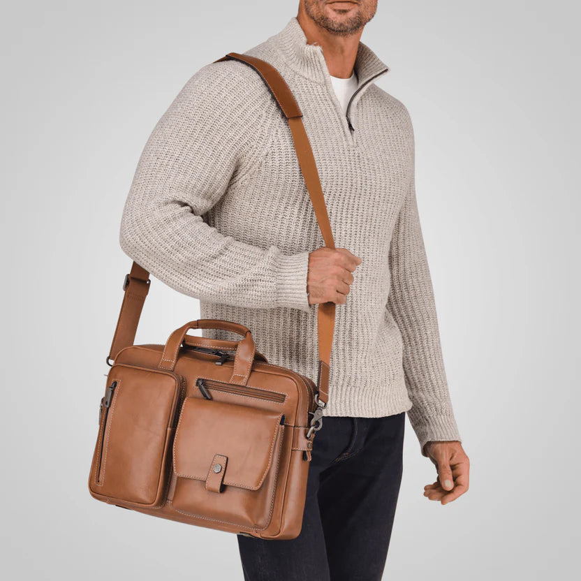Jekyll & Hide Montana 15" Medium Laptop Briefcase | Colt