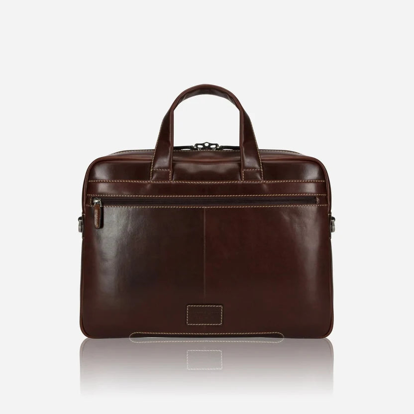 Jekyll & Hide Montana 15" Medium Laptop Briefcase | Mocha