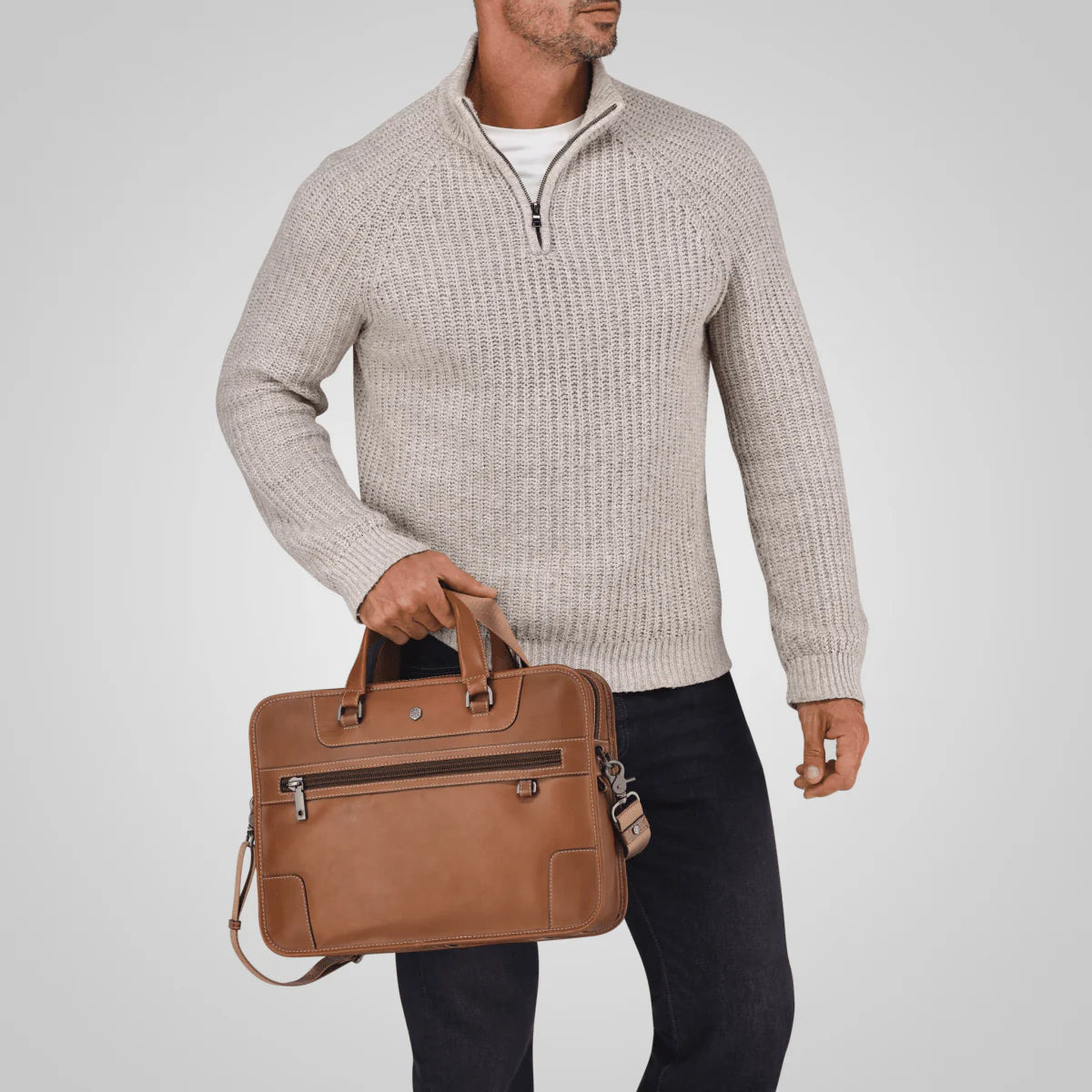 Jekyll & Hide Medium Leather 15" Laptop Briefcase