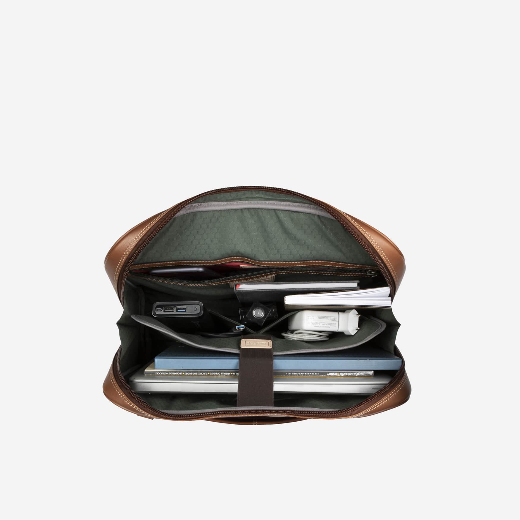 Jekyll & Hide Large Multi Compartment Briefcase