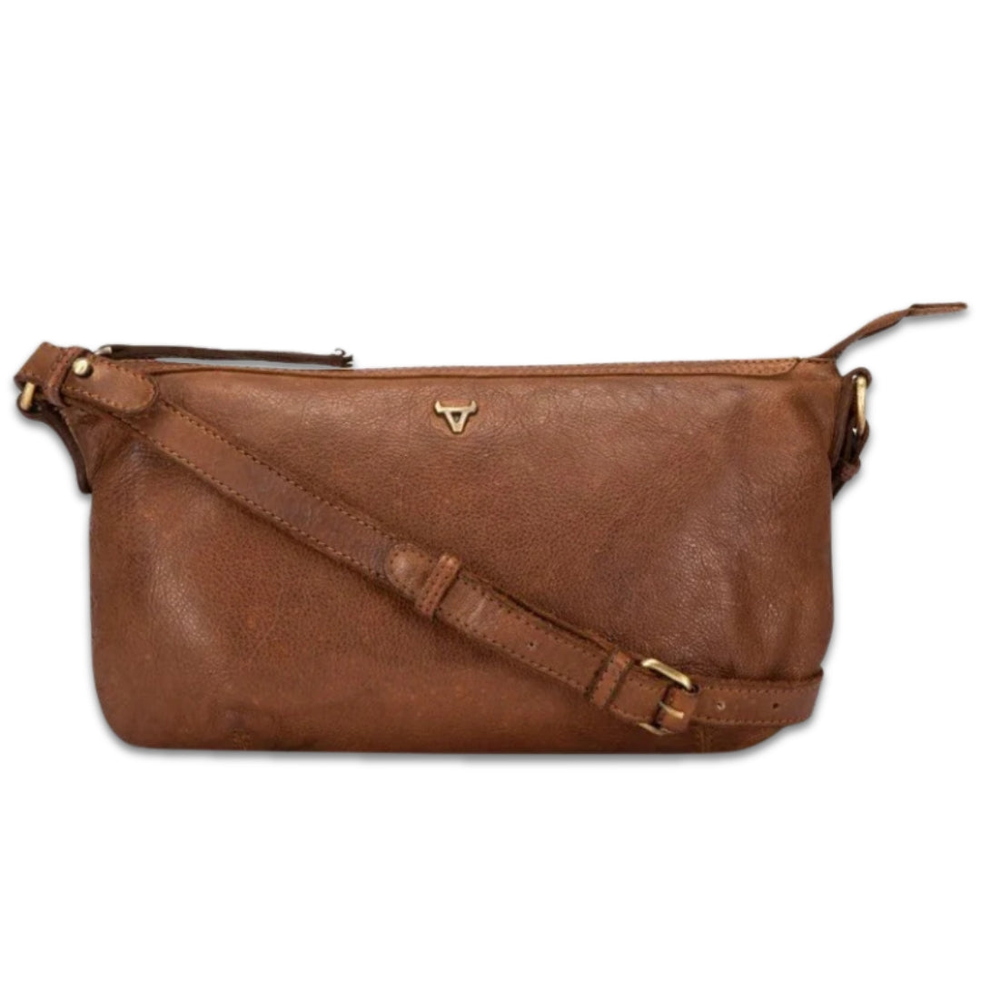 Brando Winslet Ladies Crossbody East West | Cognac
