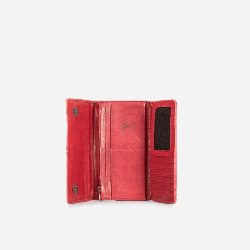 Brando Seymour Hepburn Flap Purse | Red