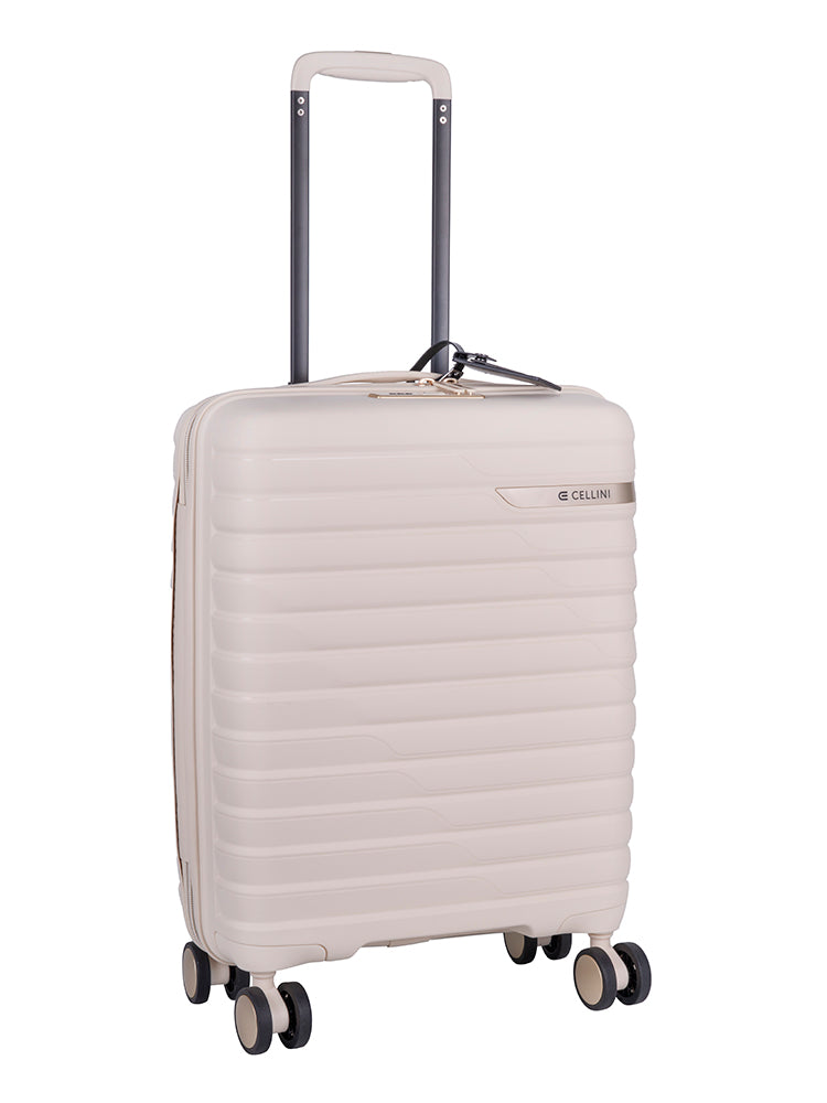 Cellini Allure 4 Wheel Carry On Trolley Hardshell Gold