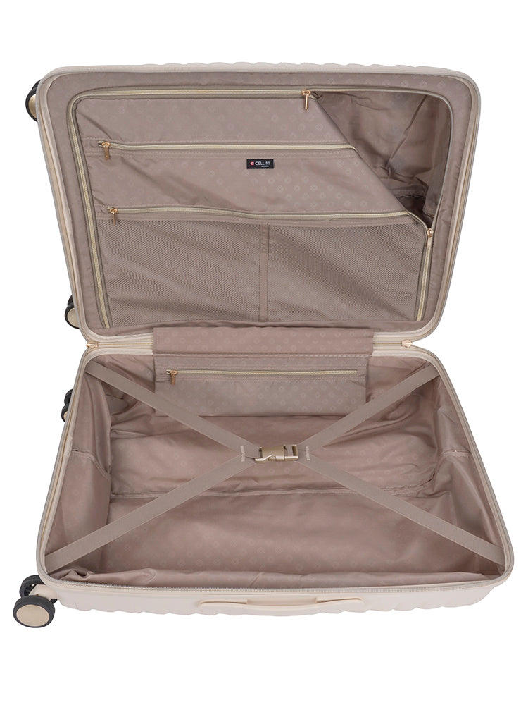 Cellini Allure Medium 4-Wheel Trolley Case Polypropylene Hardshell