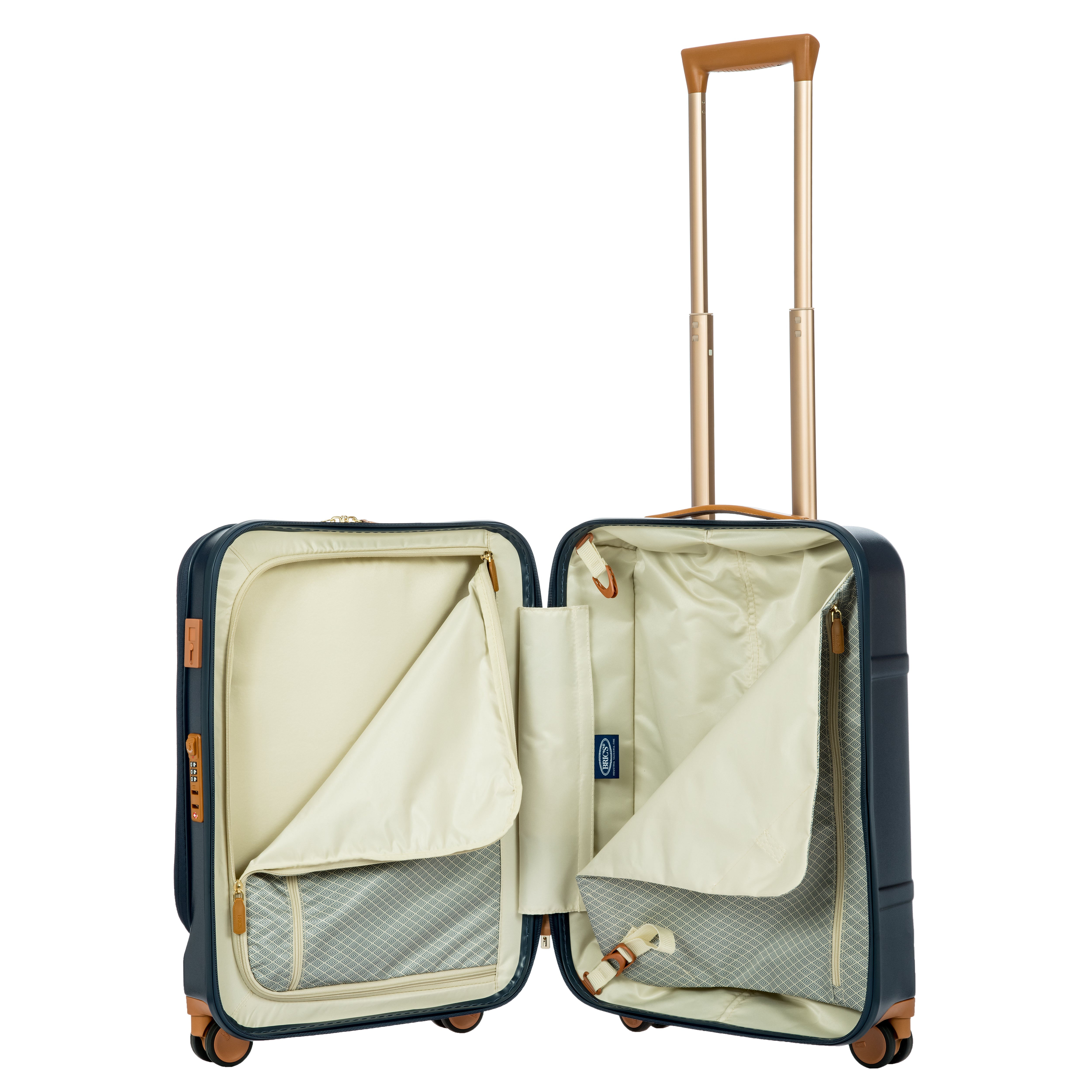 Brics Bellagio 55cm Carry On Spinner with Front Pocket | Dark Blue