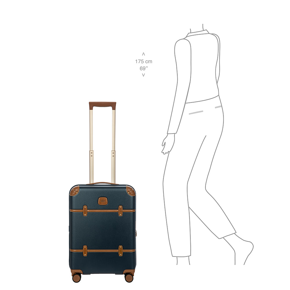 BRIC'S Bellagio 55 cm Cabin Spinner (Dark Blue)