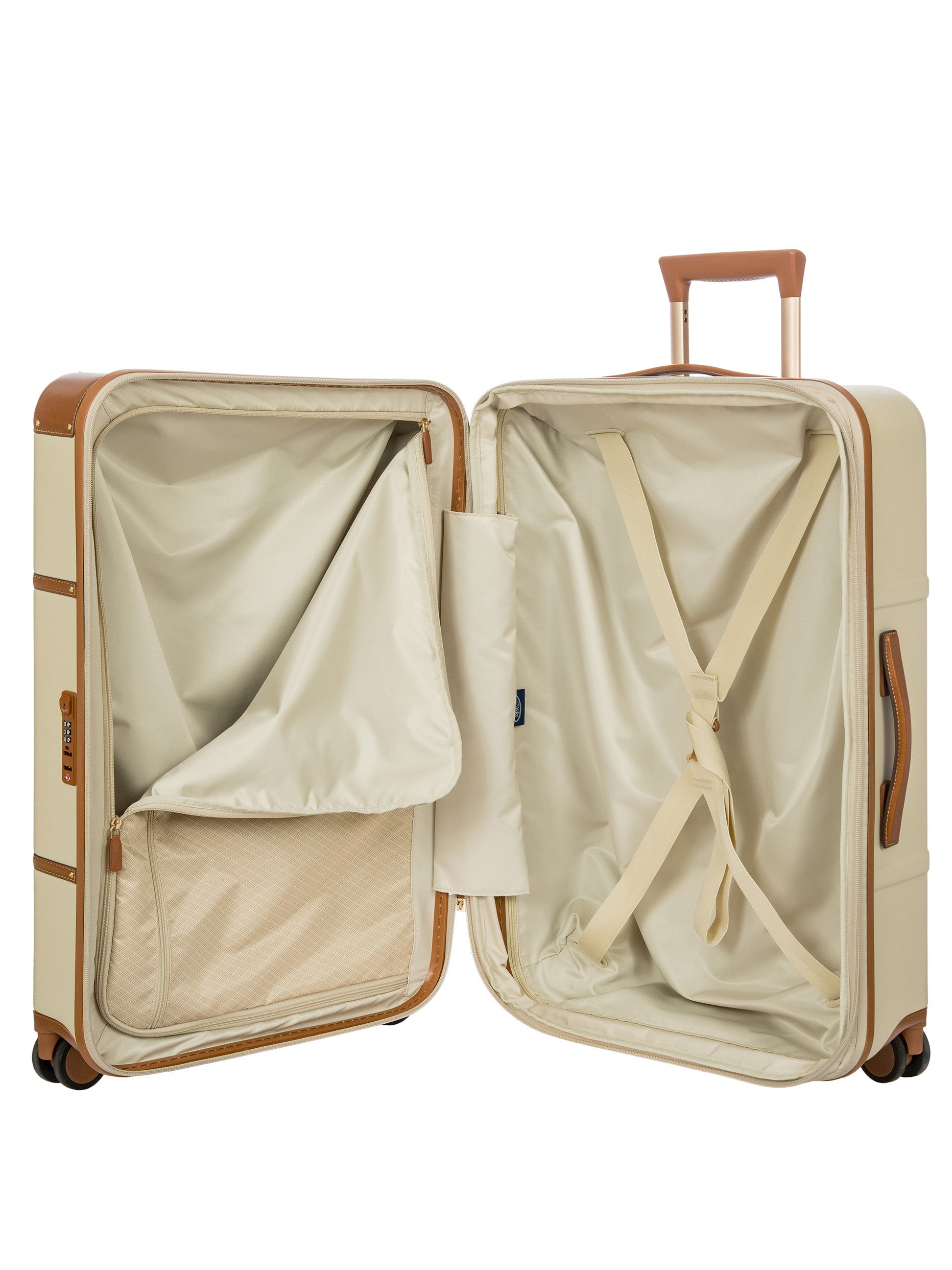 Brics Bellagio Medium Polycarbonate Trolley Suitcase 014-Cream