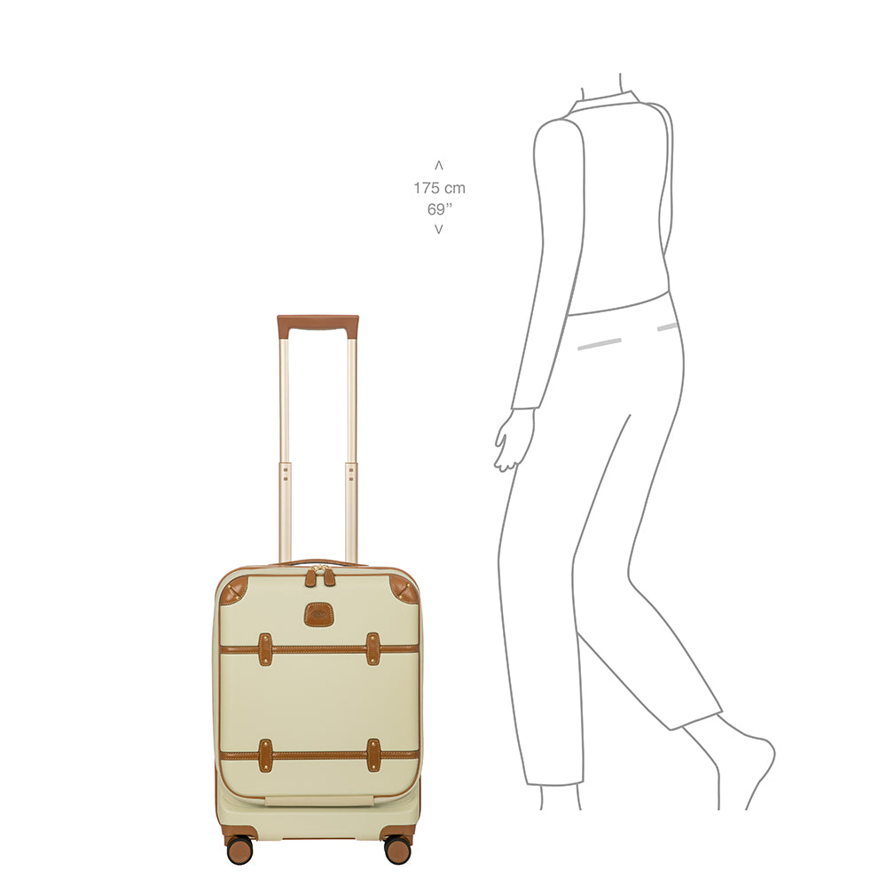 BRIC'S Bellagio 55 cm Cabin Spinner (Cream)