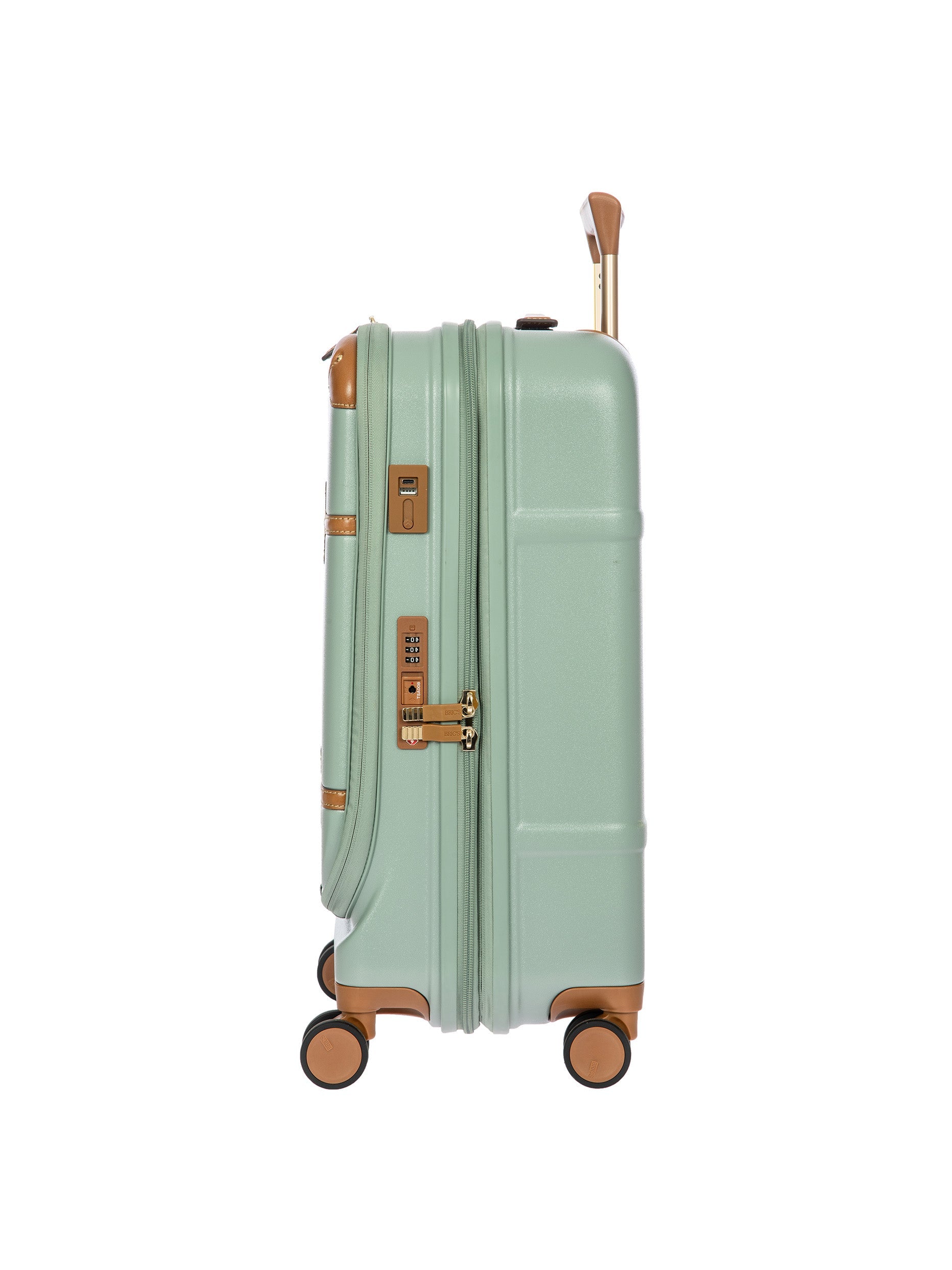 Bric's Bellagio Business Cabin Trolley With Device Compartment Cream