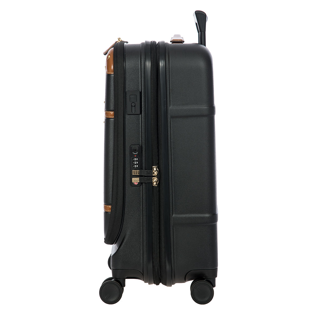 BRIC'S Bellagio 55 cm Cabin Spinner (Black/Tan)