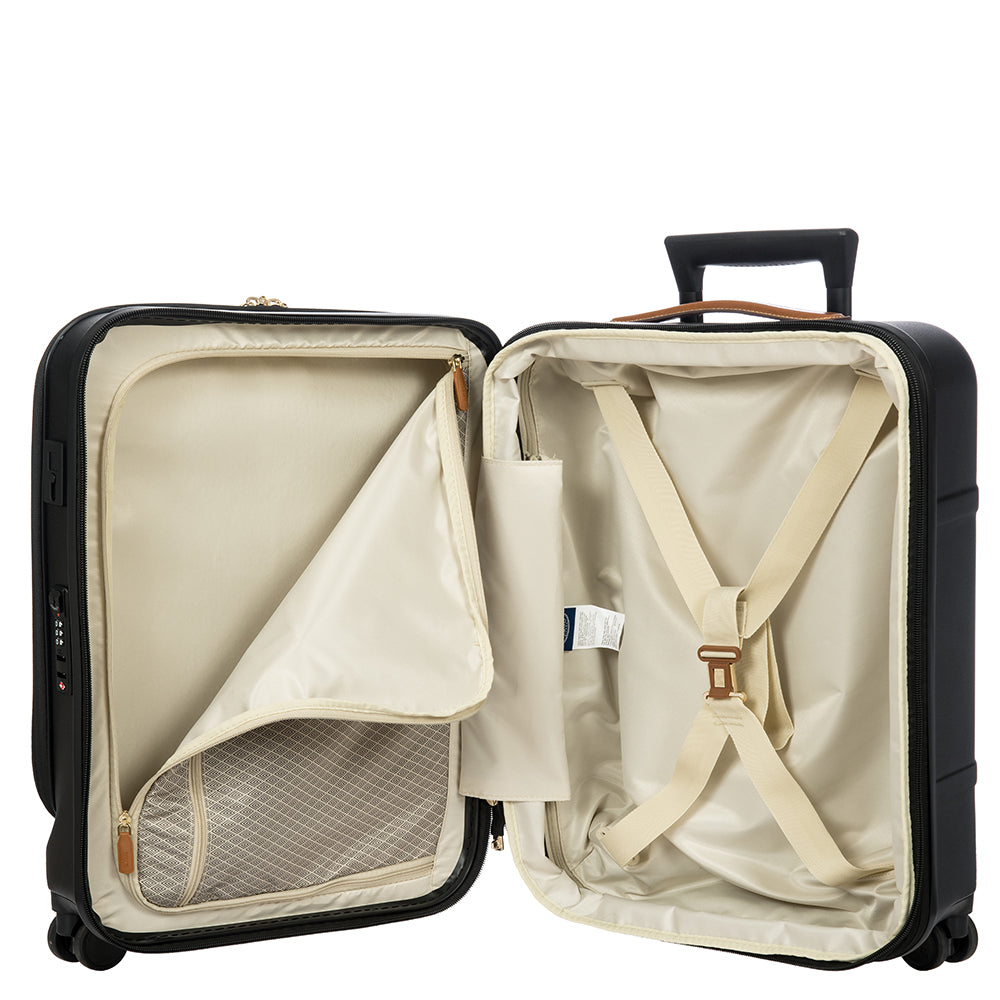 BRIC'S Bellagio 55 cm Cabin Spinner (Black/Tan)