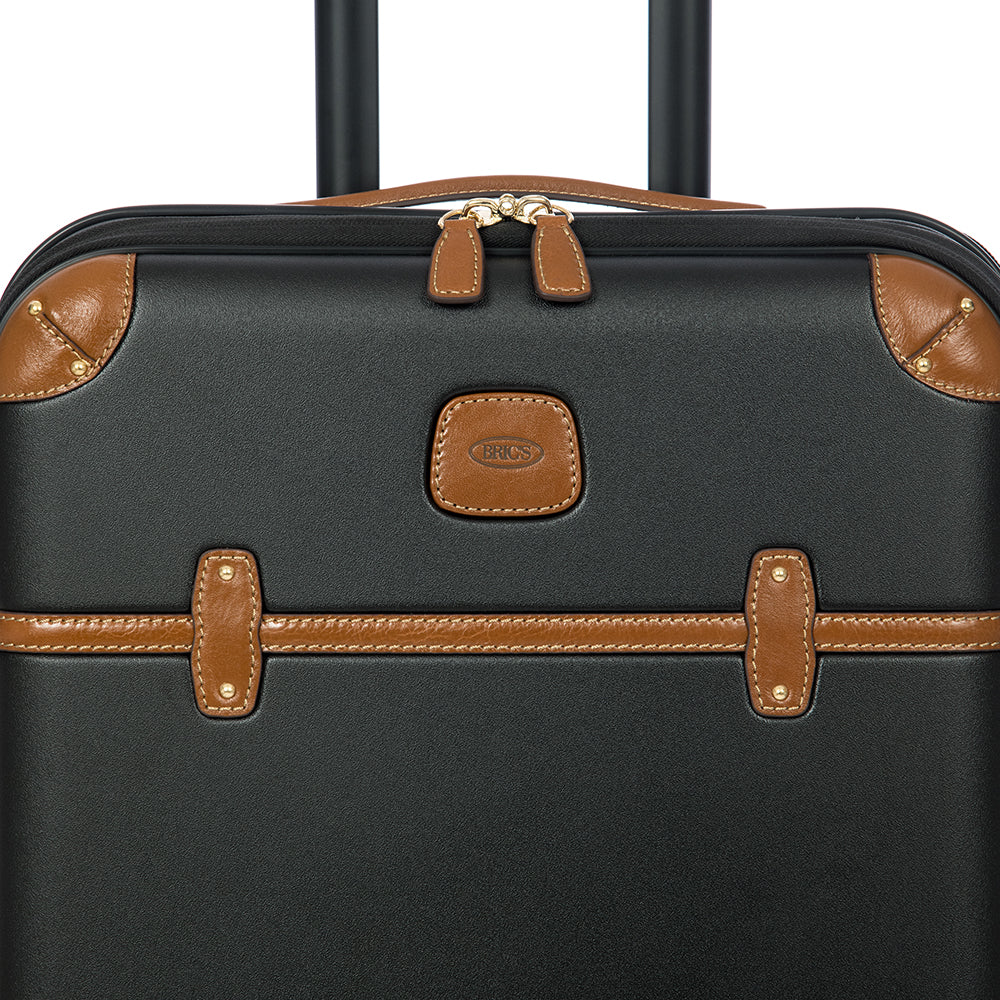 BRIC'S Bellagio 55 cm Cabin Spinner (Black/Tan)