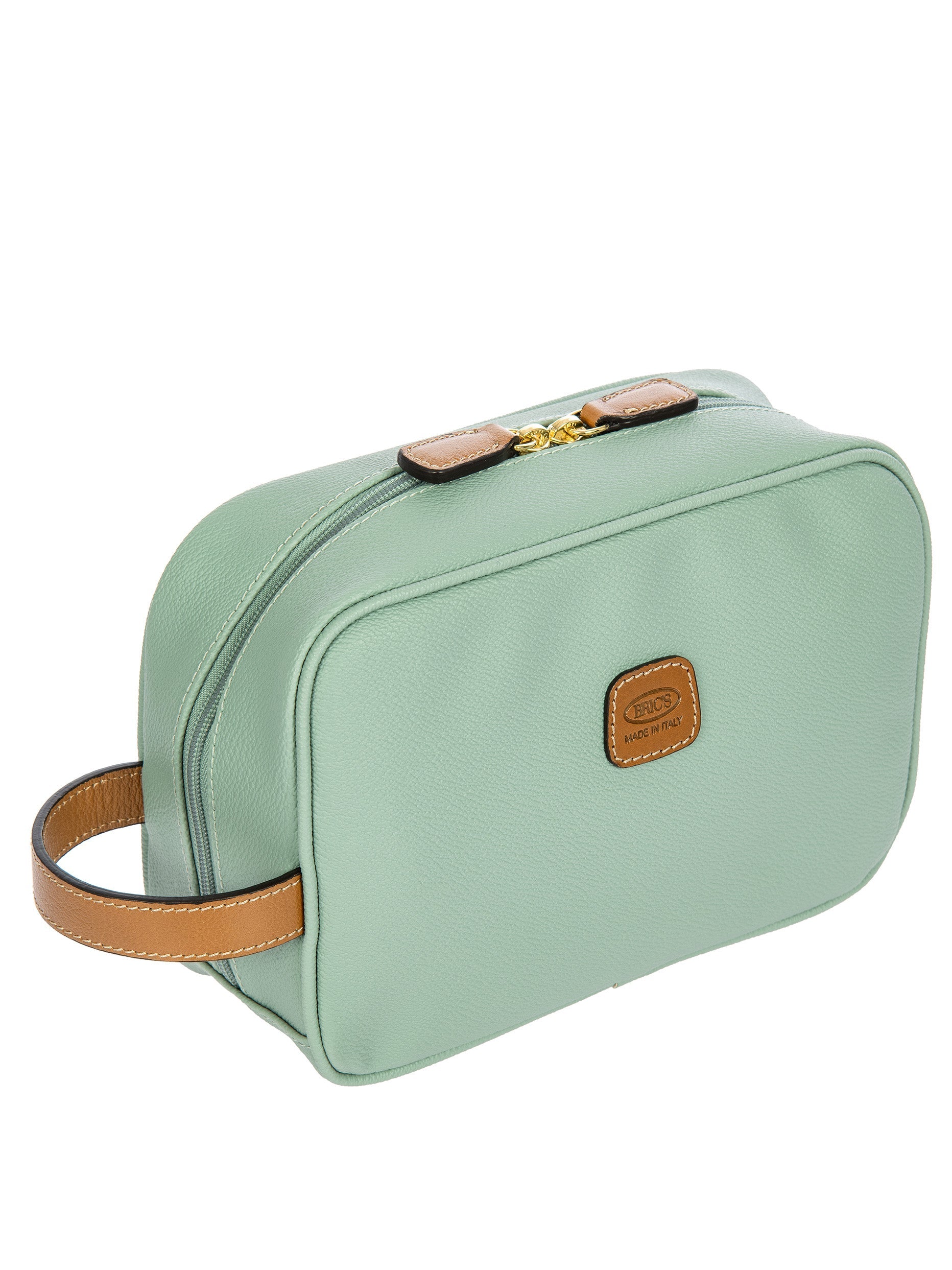 Brics Firenze Necessaire Toiletry Bag Embossed Synthetic Leather