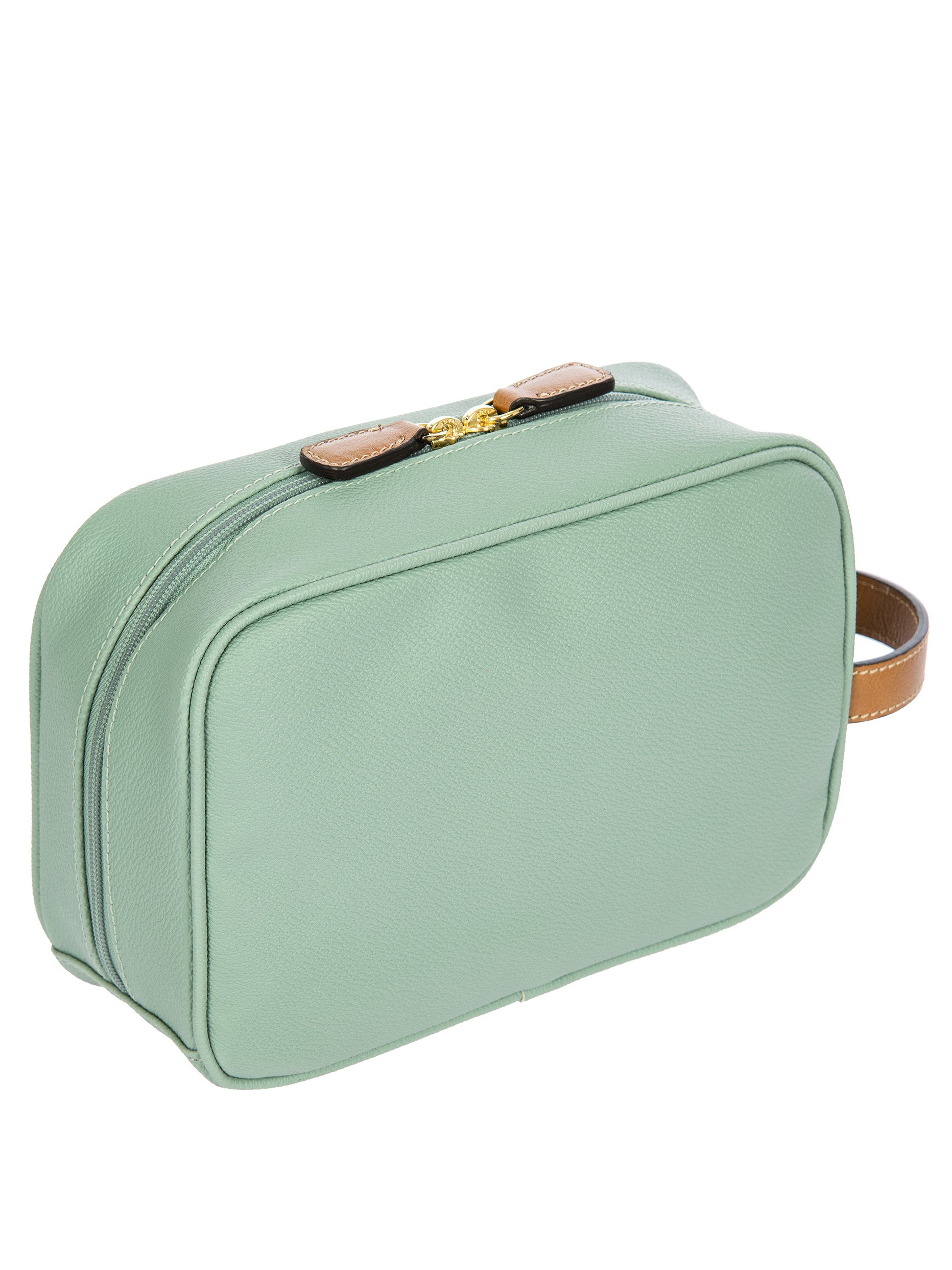 Brics Firenze Necessaire Toiletry Bag Embossed Synthetic Leather