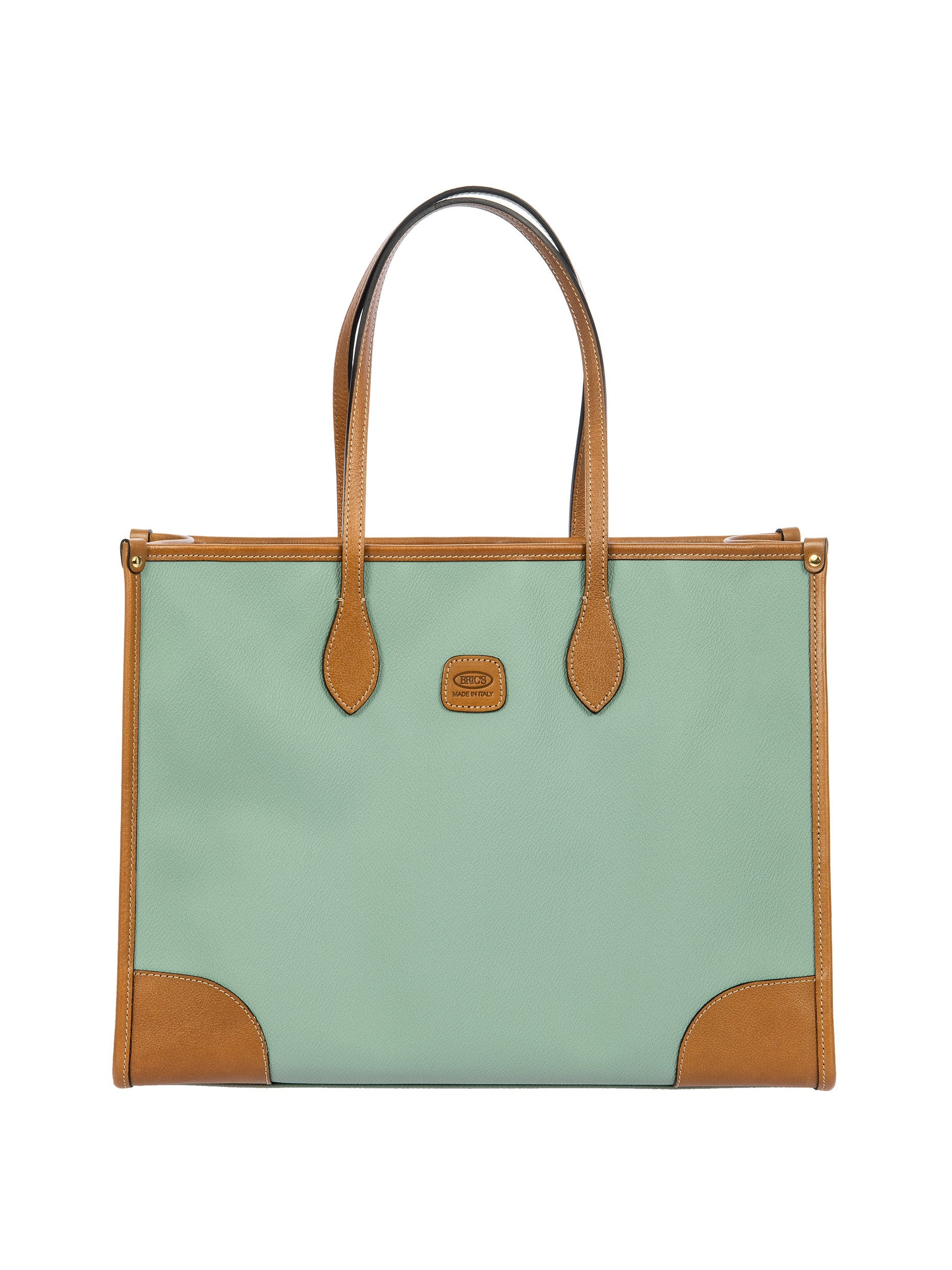 Brics Firenze Medium Opera Shoulder Bag Italian Leather Details