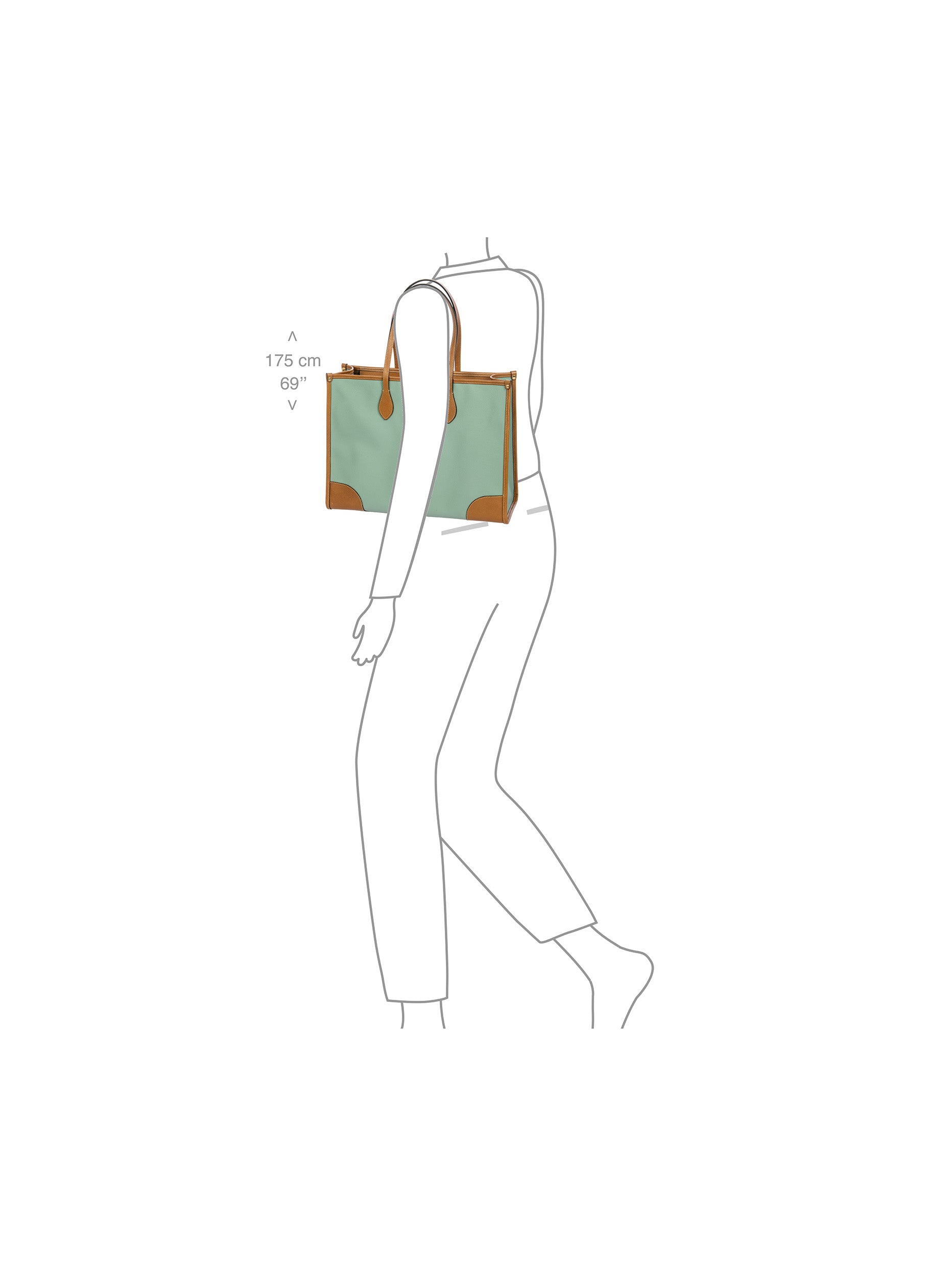 Brics Firenze Medium Opera Shoulder Bag Italian Leather Details