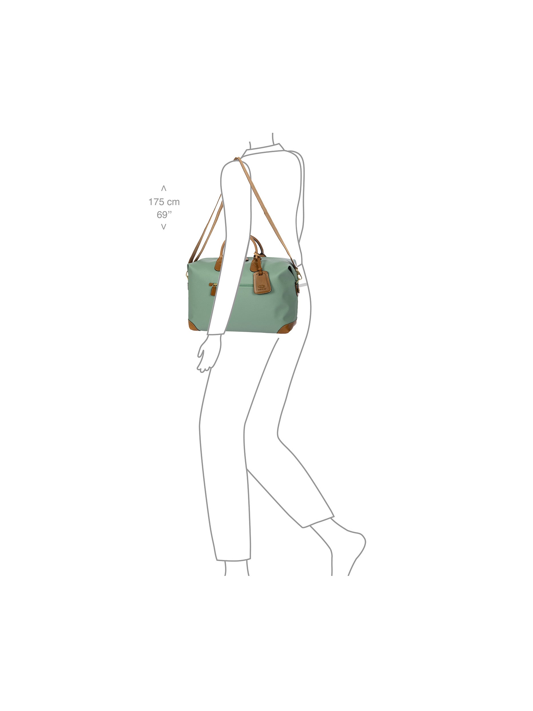 Bric's Firenze Medium Duffle Bag Leather Water-Resistant