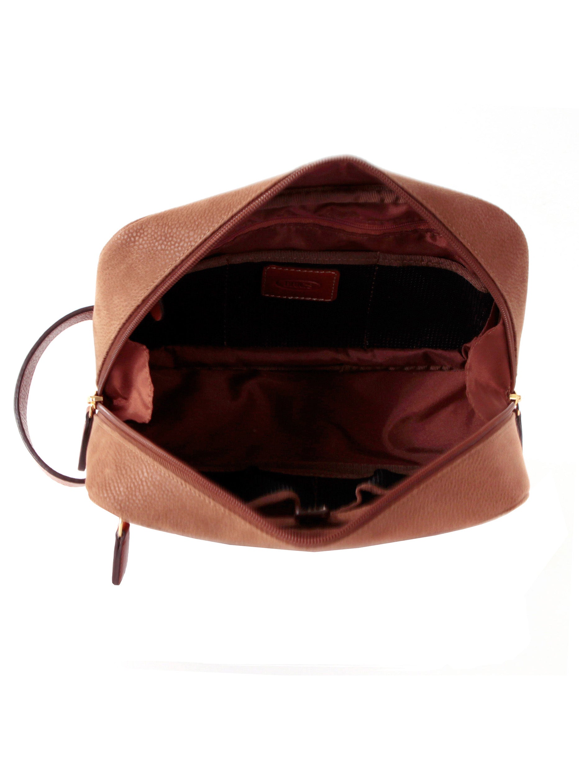 Brics Life Necessaire Toiletry Bag Suede Effect Design