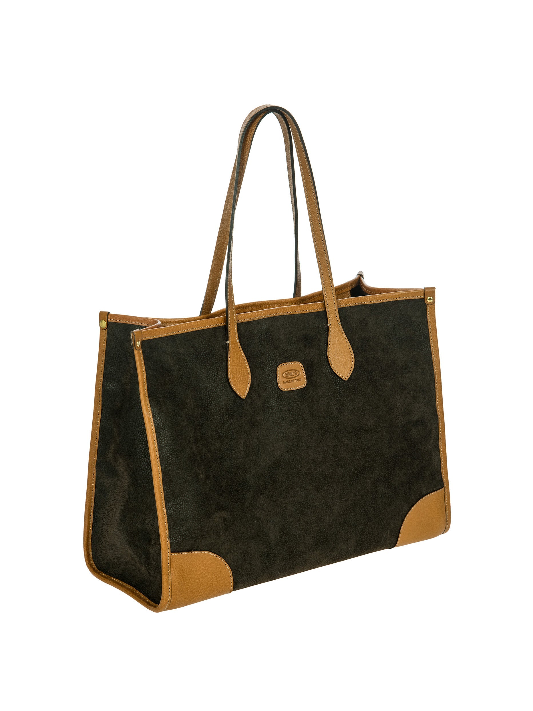 Brics Life Medium Opera Bag Waterproof Suede Effect Handbag