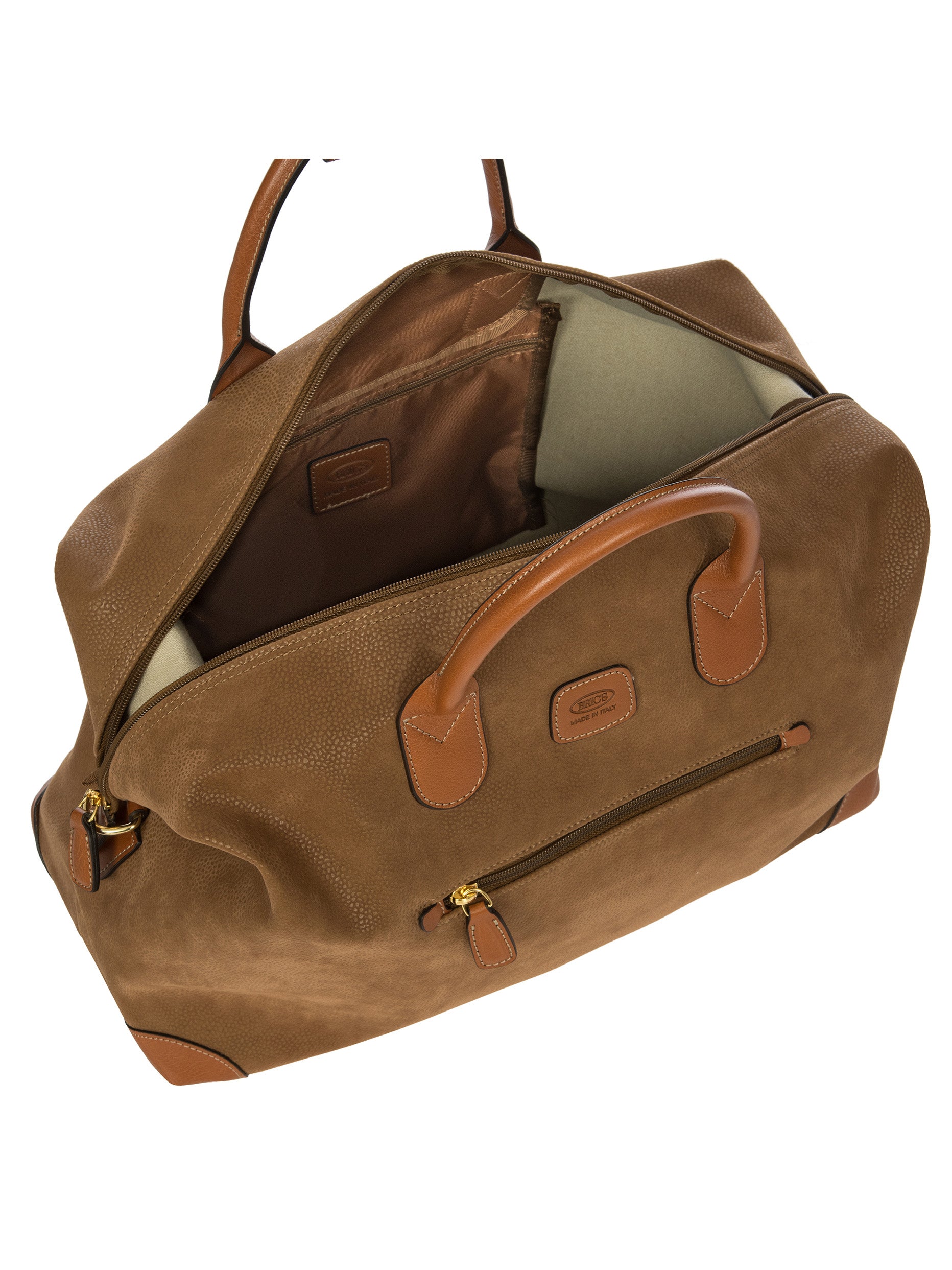 Bric's Life Small Duffle Bag Suede-Effect