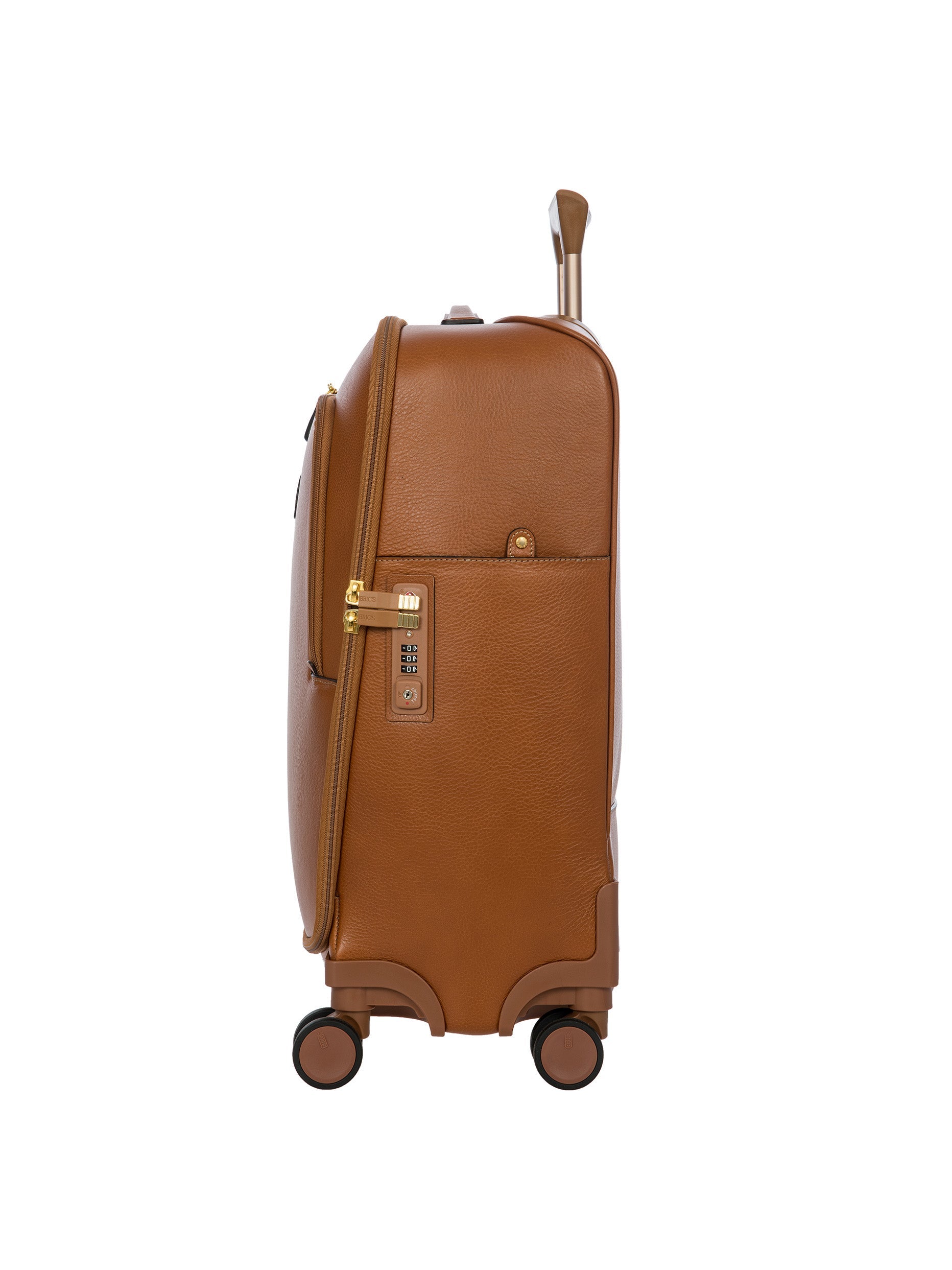 Brics Life Pelle Compound Cabin Trolley with Laptop Compartment